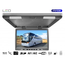 Monitor podwieszany 19cali LED True Bright odtwarzacz plików SD USB IR FM
