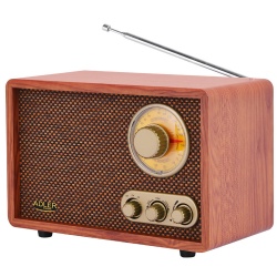 Radio retro kuchenne z dużą skalą analogową Bluetooth Adler AD 1171