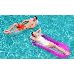 Dmuchany materac plażowy z siatką i zagłówkiem 160 x 84 cm Bestway 43103