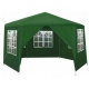 Pawilon ogrodowy namiot altana 6 ścian otwierany na suwak 4 x 4 x 2,6m