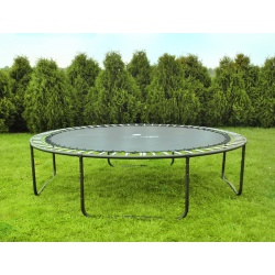 Trampolina ogrodowa 252 cm z siatką wewnętrzną i drabinką HQ 8ft