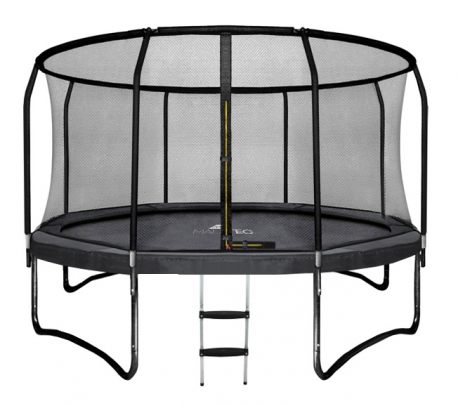 Trampolina ogrodowa 252 cm z siatką wewnętrzną i drabinką HQ 8ft