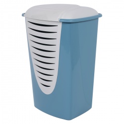 Kosz na pranie bieliznę EDA z pokrywą 70L do łazienki COMFORT 3 kolory