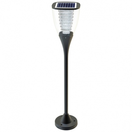Solarna lampa ogrodowa LED stojąca lampa ogrodowa PowerNeed panel słoneczny czujnik zmierzchu