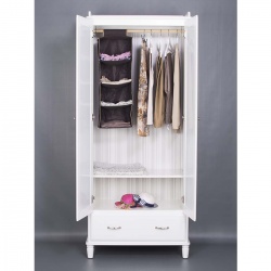 Wiszący organizer z 4 półeczkami do szafy na kemping 30 x 30 x 84 cm BO Camp