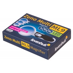 Lupa Levenhuk Zeno Multi ML9 wymienne soczewki i oświetlenie LED powiększenie 3/10/16x