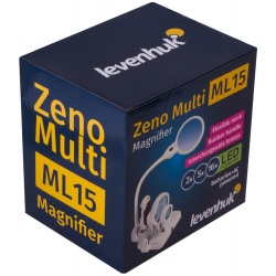 Lupa Levenhuk Zeno Multi ML15 lupa jest wyposażona w oświetlenie LED powiększenie 2/5/16x