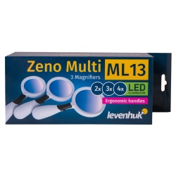 Lupa Levenhuk Zeno Multi ML13 zestaw trzech lup o różnych stopniach powiększenia i średnicach