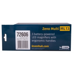 Lupa Levenhuk Zeno Multi ML13 zestaw trzech lup o różnych stopniach powiększenia i średnicach