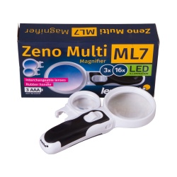 Lupa Levenhuk Zeno Multi ML7 wymienne soczewki oświetlenie LED