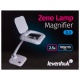 Lupa Levenhuk Zeno Lamp ZL9 powiększenie 2,5x rozmiar soczewki 180x110 mm oświetlenie LED