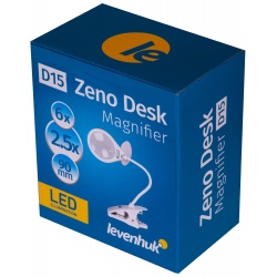 Lupa Levenhuk Zeno Desk D15 Średnica 90/21 mm oświetlenie LED