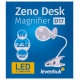 Lupa stołowa Levenhuk Zeno Desk D17 średnica 108/21 mm oświetlenie LED