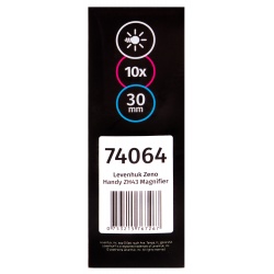 Lupa ręczna Levenhuk Zeno Handy ZH43 oświetlenie powiększenie 10x średnica 30 mm