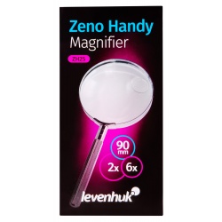 Lupa ręczna Levenhuk Zeno Handy ZH25 powiększenie 2/6x średnica 90/21 mm