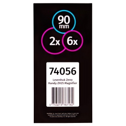Lupa ręczna Levenhuk Zeno Handy ZH25 powiększenie 2/6x średnica 90/21 mm
