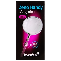 Lupa ręczna Levenhuk Zeno Handy ZH27 powiększenie 2/4x średnica 100/20 mm