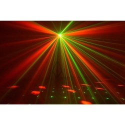 Efekt świetlny BeamZ Radical II derby + laser + stroboskop oświetlenie dyskotekowe