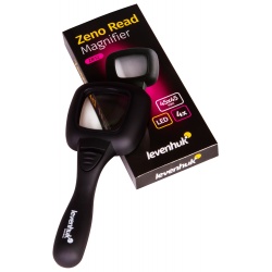 Lupa Levenhuk Zeno Read ZR12 powiększenie 4x średnica soczewki 45x45 mm oświetlenie LED