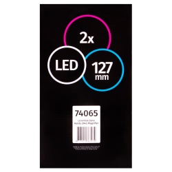 Lupa ręczna Levenhuk Zeno Handy ZH45 oświetlenie powiększenie 2x średnica 127 mm