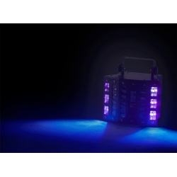Efekt świetlny reflektor UV Ibiza Derby-UV-Strobe 3-in-1 stroboskop BeamZ Magic1