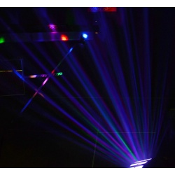 Efekt świetlny reflektor UV Ibiza Derby-UV-Strobe 3-in-1 stroboskop BeamZ Magic1