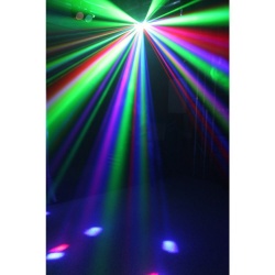 Efekt Derby LED BeamZ Butterfly dyskotekowe oświetlenie stroboskop wiązki światła