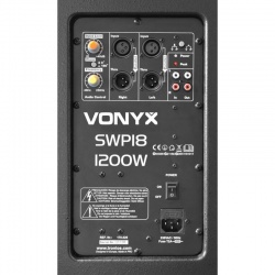 Aktywny subwoofer estradowy 1200W Vonyx SWP18 PRO duży głośnik 46cm