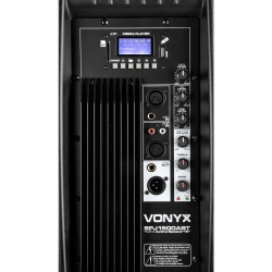 Kolumna aktywna Vonyx SPJ-1500ABT 800W wzmacniacz z crossoverem na kółkach