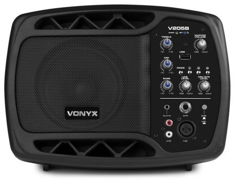 Głośnik aktywny nagłośnienie monitor PA lekki przenośny BLUETOOTH VONYX V205B