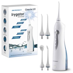 Irygator do zębów dentystyczny bezprzewodowy Berdsen ClearJet X3 timer 