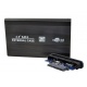Obudowa dysku HDD aluminium 2,5" USB 3.0 SATA z pokrowcem skórzanym