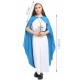 Kostium Maryji strój przebranie dla dziecka Matka Boska Maryja na jasełka 6-12 lat