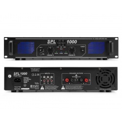 Wzmacniacz 2 x 500W Skytec SPL1000 z wbudowanym 3-pasmowy korektorem