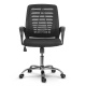 Fotel biurowy krzesło obrotowe mikrosiatka mechanizm TILT gumowane kółka oddychający materiał