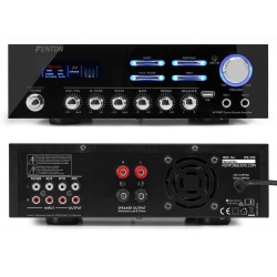 Wzmacniacz do domu Bluetooth odtwarzacz muzyki z USB 2 x 60 W Fenton AV120BT