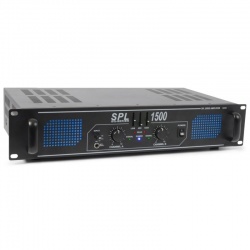 Wzmacniacz SkyTec SPL1500 moc 2x750 W korektor 3 pasmowy equalizer