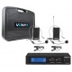 Zestaw mikrofonów nagłownych VHF Vonyx WM522B 2 x mikrofon nagłowny