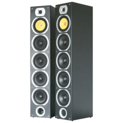 Zestaw kolumn Skytronic SHFT57B 4-drożne kolumny głośnikowe Tower 2 x 600W