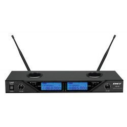 Zestaw mikrofonowy BST UDR208 2 x mikrofon doręczny pasmo UHF ładowarka