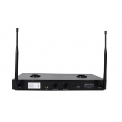 Zestaw mikrofonowy BST UDR208 2 x mikrofon doręczny pasmo UHF ładowarka