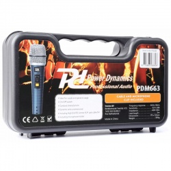 Profesjonalny mikrofon dynamiczny niekierunkowy Power Dynamics PDM663