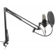 Mikrofon pojemnościowy zestaw studyjny onyx Studio Set z zasilaniem Phantom