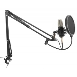 Mikrofon pojemnościowy zestaw studyjny Studio Set z zasilaniem Phantom