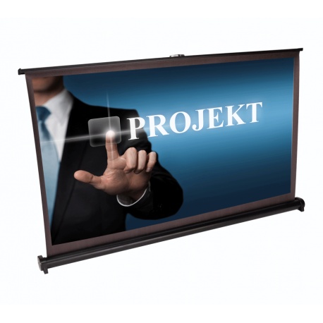 Ekran projekcyjny mobilny przenośny na biurko ze stojakiem 40'' LTC PST40