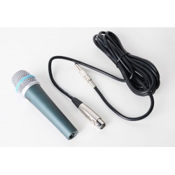 Mikrofon wokalowy dynamiczny doręczny Vonyx DM57A kabel 5m wtyczki XLR-Jack