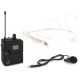Mikrofon nagłowny i krawatowy zestaw UHF Power Dynamics PD632BP