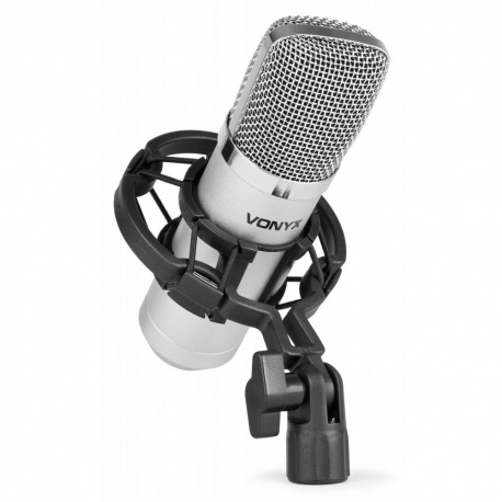Mikrofon pojemnościowy Vonyx CM400 studyjny do występów na żywo phantom