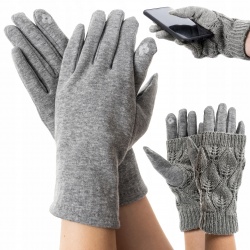 Ciepłe rękawiczki dotykowe do smartfona obsługa dotykowych ekranów
