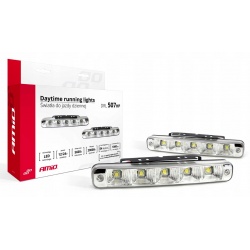 Światła do jazdy dziennej AMiO DRL 507 HP LED